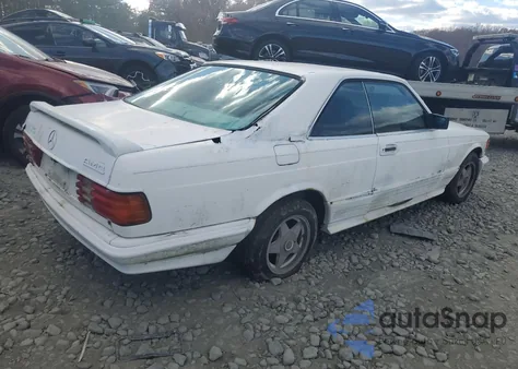 1984 Mercedes Benz 500Sec из США, поврежденный, VIN WDB12604412007325